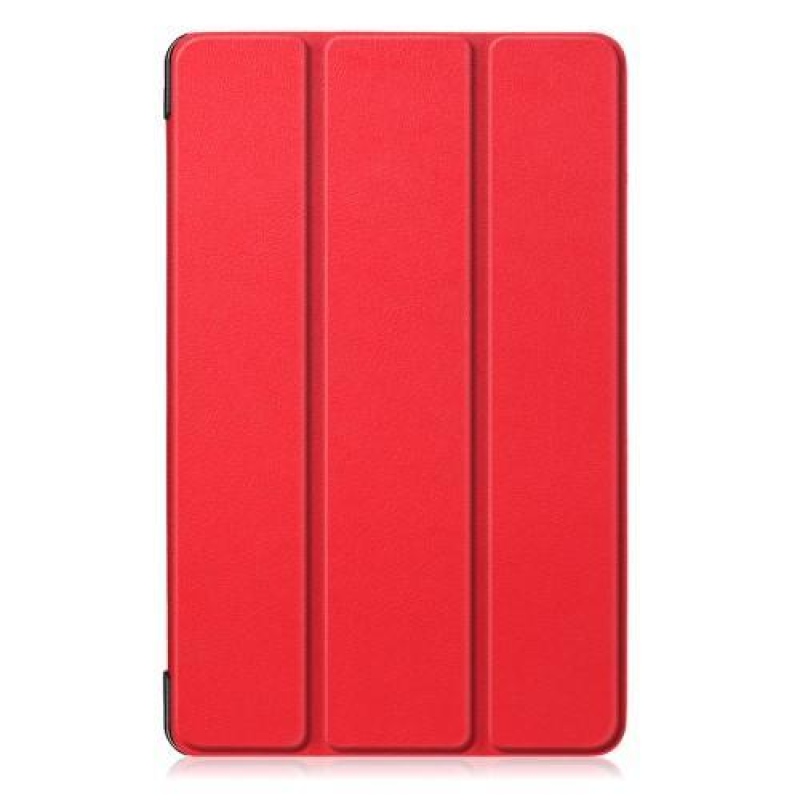 Polohovatelné PU kožené pouzdro pro tablet Samsung Galaxy Tab 10.1 (2019) T515/T510 - červené