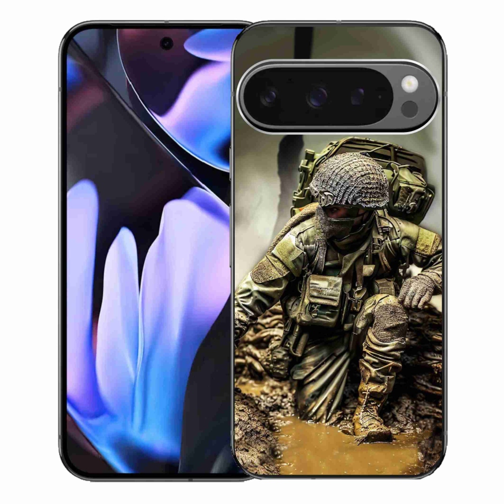 Gelový kryt mmCase na Google Pixel 9 Pro XL - voják