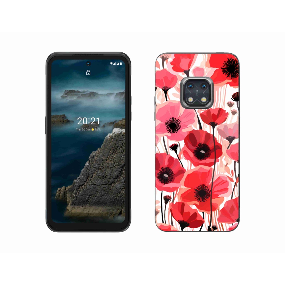 Gelový kryt mmCase na Nokia XR20 - vlčí mák 1