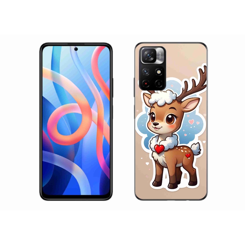 Gelový kryt mmCase na Xiaomi Redmi Note 11S 5G - kreslený sob