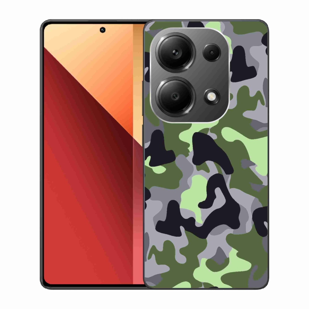 Gelový kryt mmCase na Xiaomi Redmi Note 13 Pro 4G/Poco M6 Pro - maskáčový vzor 7