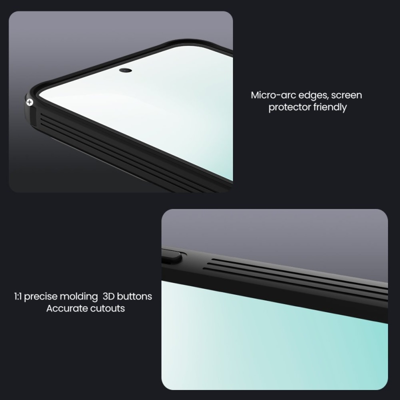 Nillkin CamShield PRO Zadní Kryt pro Samsung Galaxy A37 Transparent Black