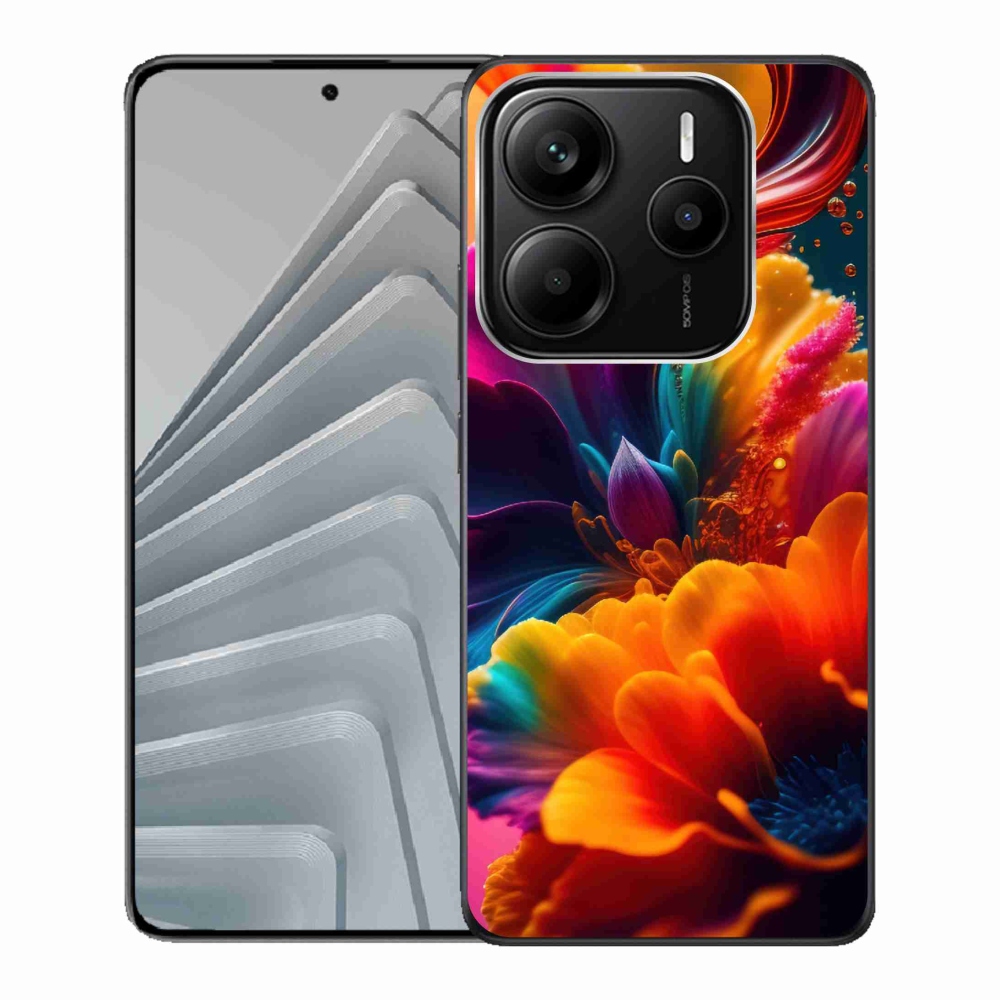 Gelový kryt mmCase na Xiaomi Redmi Note 14 5G - abstraktní motiv 2