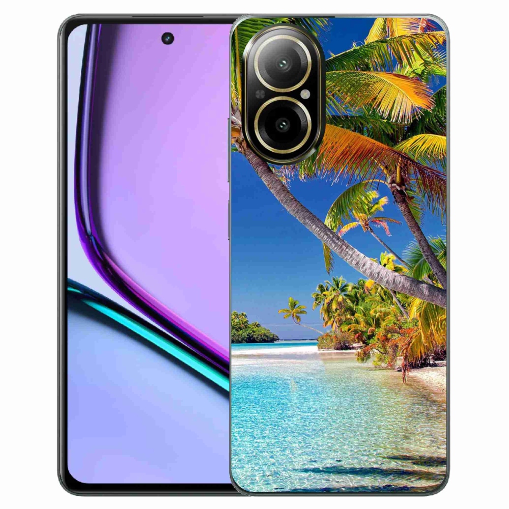 Gelový obal mmCase na Realme C67 - mořská pláž