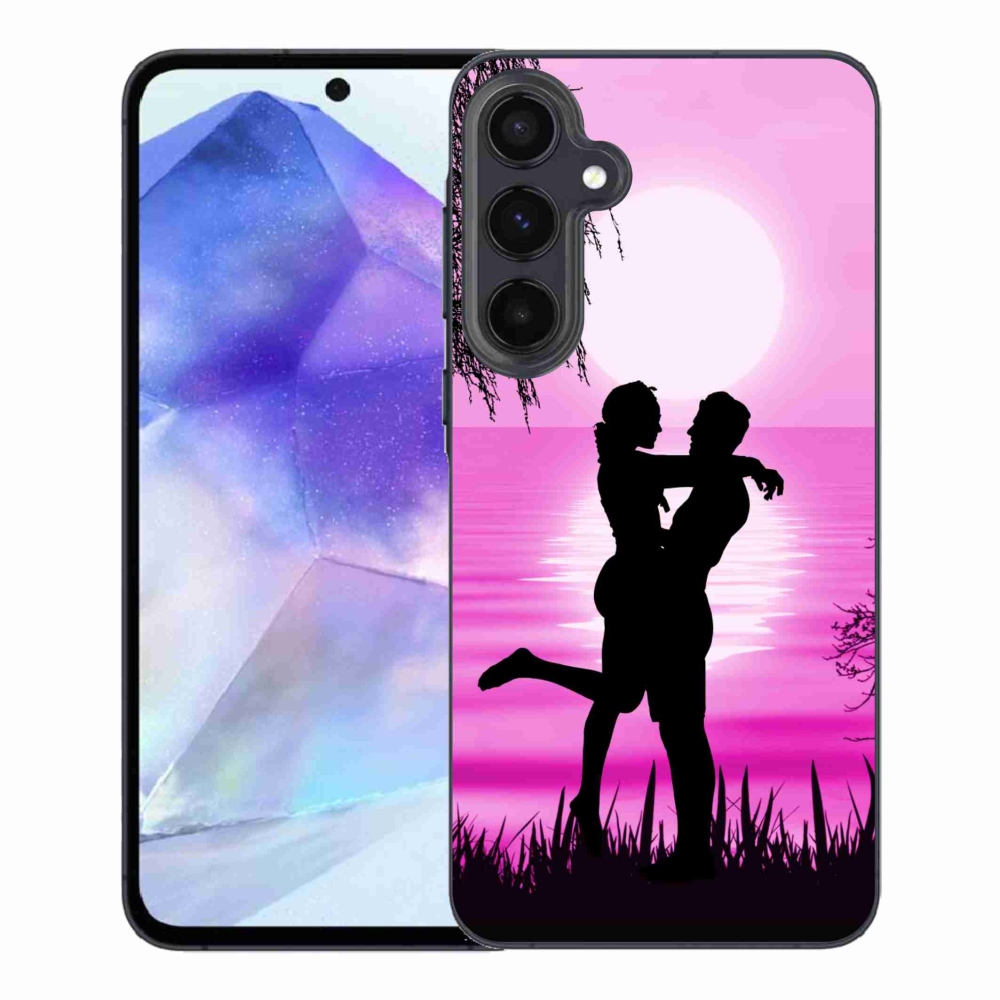 Gelový obal mmCase na Samsung Galaxy A55 5G - západ slunce