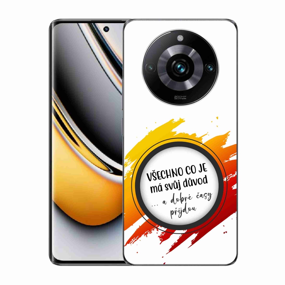 Gelový kryt mmCase na Realme 11 Pro/11 Pro+ - citát 3 bílé pozadí