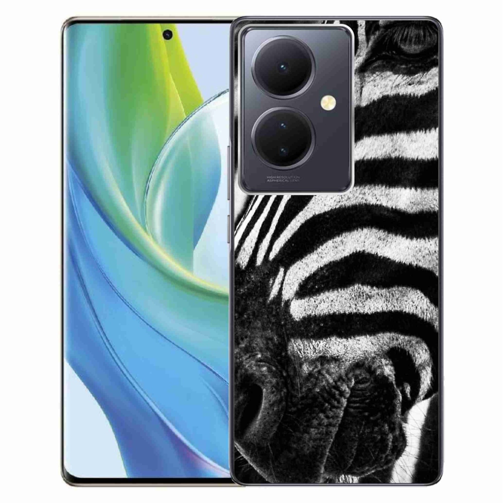 Gelový kryt mmCase na Vivo V29 Lite 5G - zebra