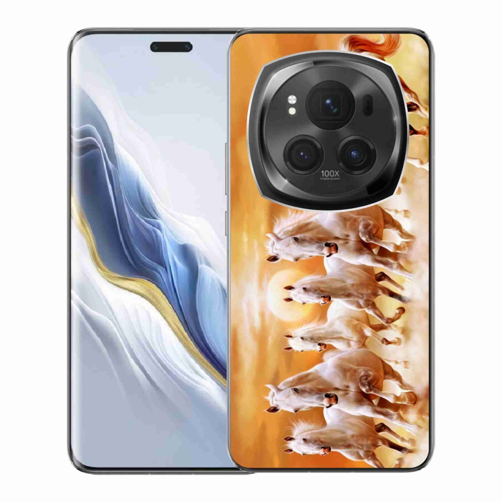 Gelový obal mmCase na Honor Magic 6 Pro 5G - koně 2
