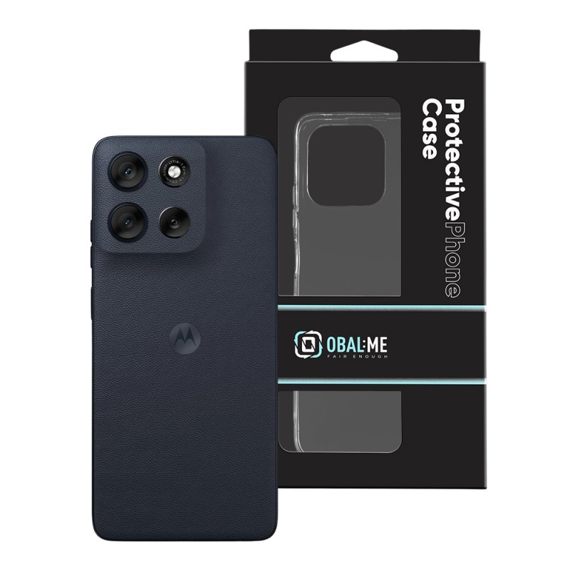 OBAL:ME TPU Kryt pro Motorola G56 Transparent