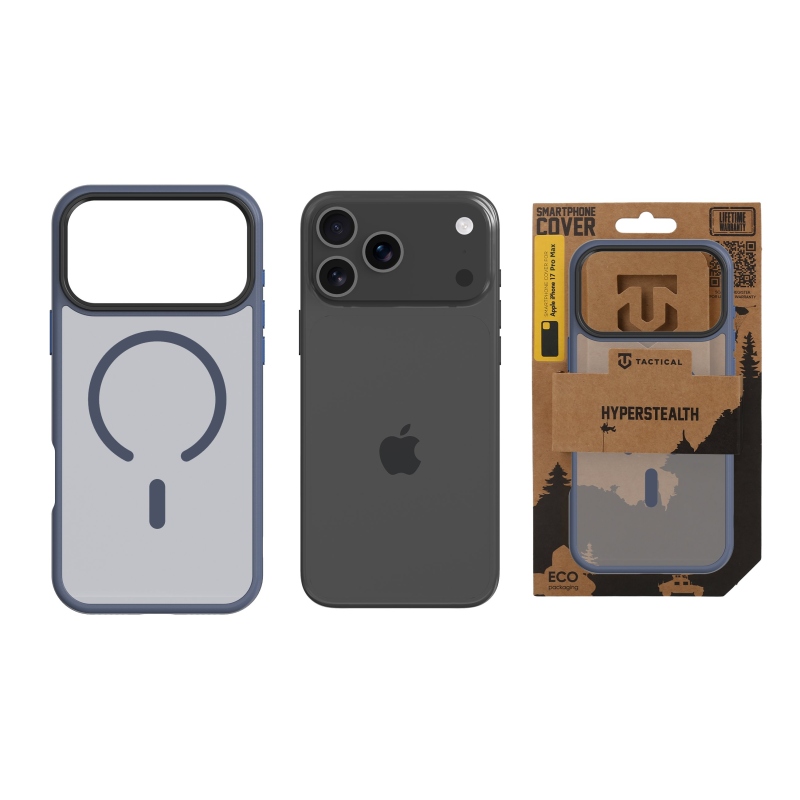 Tactical MagForce Hyperstealth Kryt pro iPhone 17 Pro Max Deep Blue