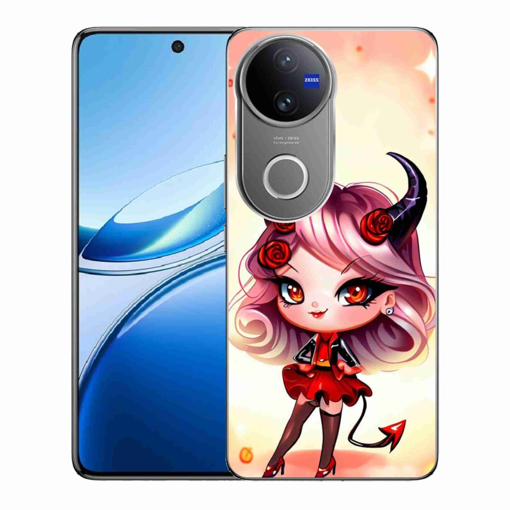 Gelový kryt mmCase na Vivo V50 5G - kreslená čertice