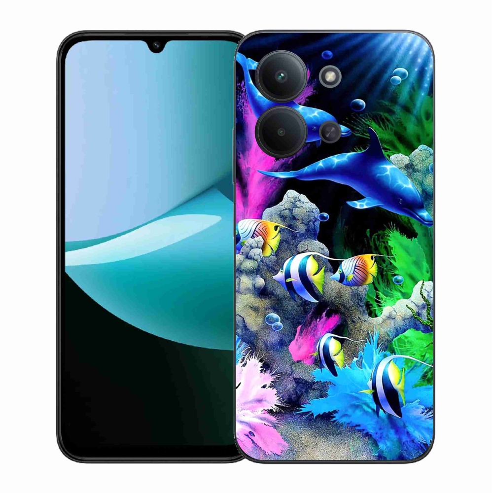 Gelový kryt mmCase na Xiaomi Redmi 15C 4G (171mm)/Poco C85 4G (171mm) - mořský svět