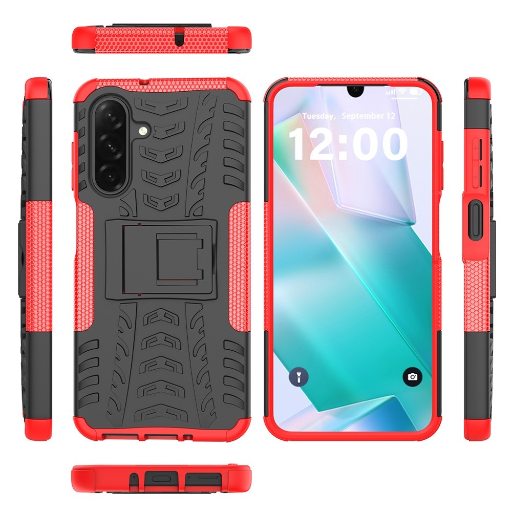 Kick odolný kryt na Samsung Galaxy A26 5G - červený