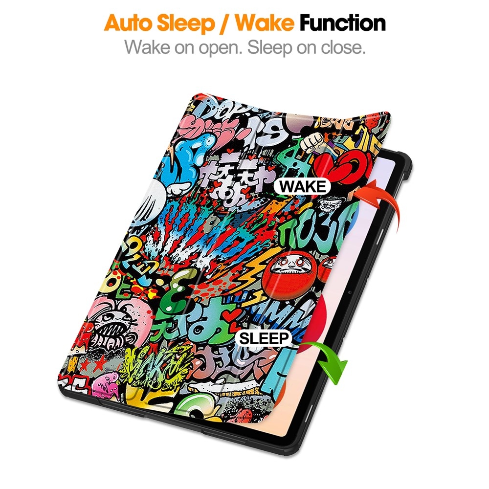 Print chytré zavírací pouzdro na Xiaomi Redmi Pad 2 Pro - graffiti