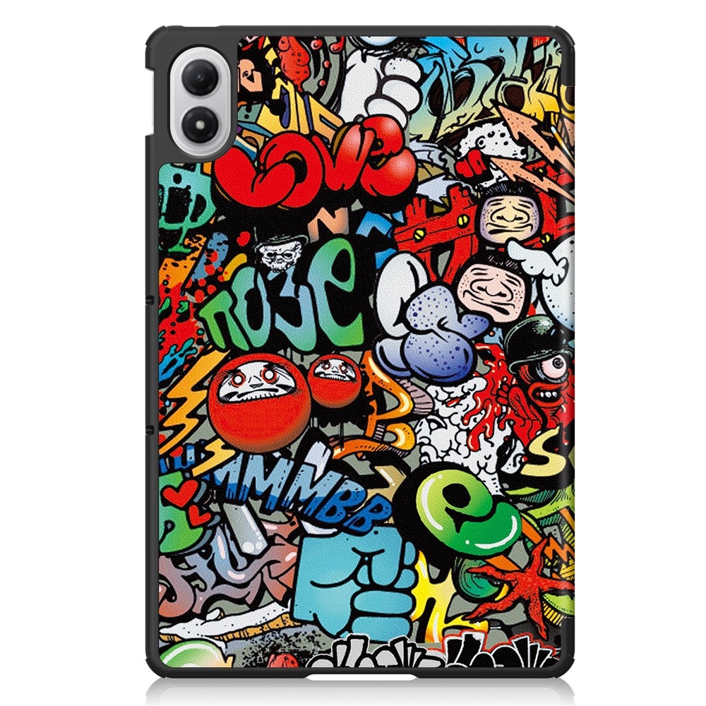 Print chytré zavírací pouzdro na Xiaomi Redmi Pad 2 Pro - graffiti