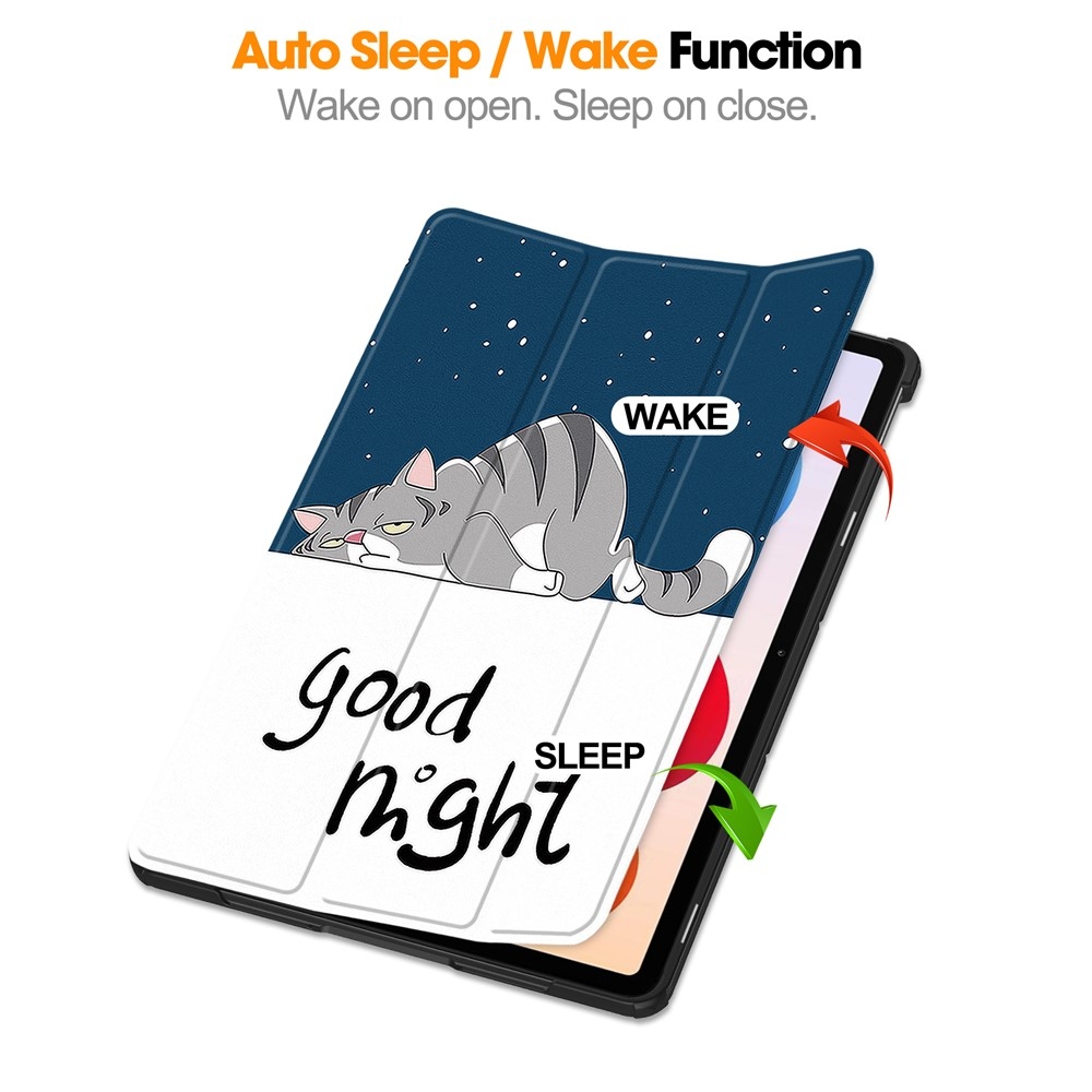 Print chytré zavírací pouzdro na Xiaomi Redmi Pad 2 Pro - kočka