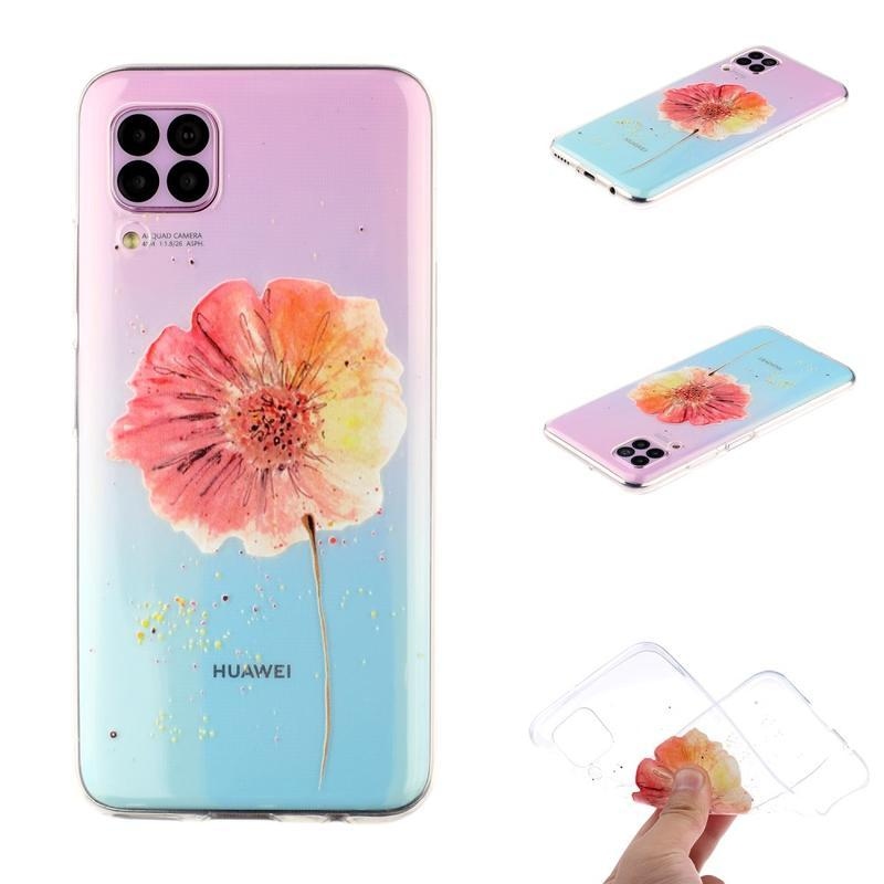 Print gelový obal na mobil Huawei P40 Lite - krásný květ