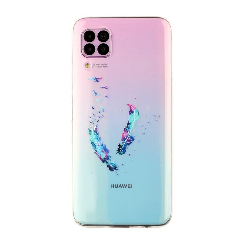 Print gelový obal na mobil Huawei P40 Lite - pírko