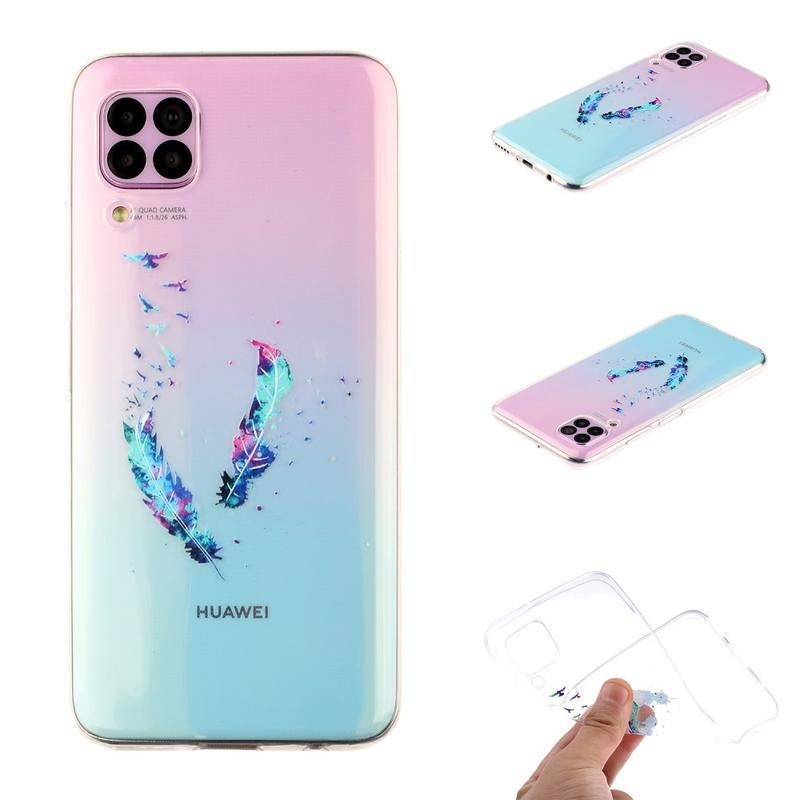 Print gelový obal na mobil Huawei P40 Lite - pírko