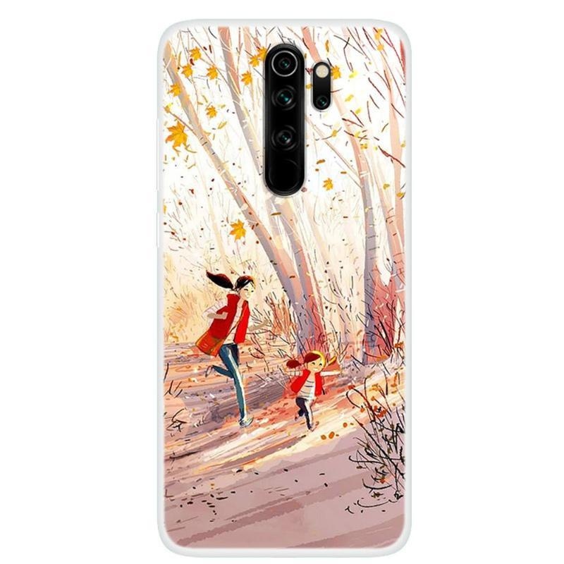 Print gelový obal na mobil Xiaomi Redmi Note 8 Pro - běhání v lese