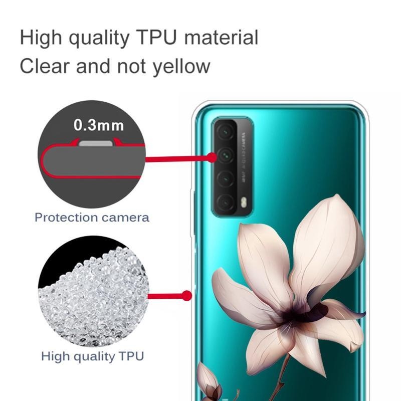 Print gelový obal pro telefon Huawei P Smart 2021 - okvětní lístky
