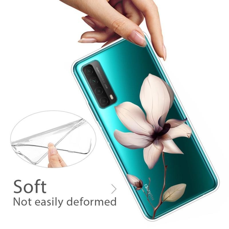 Print gelový obal pro telefon Huawei P Smart 2021 - okvětní lístky