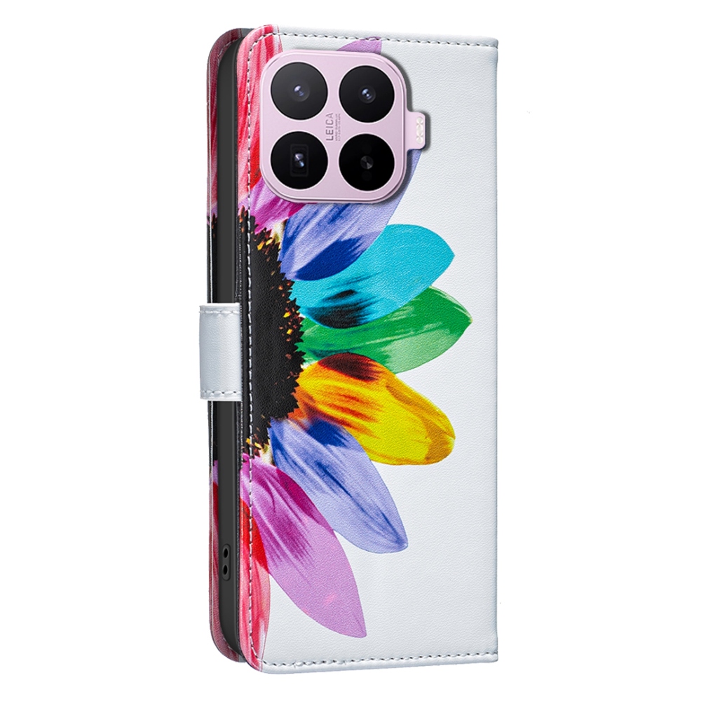 Print knížkové pouzdro na mobil Xiaomi 17T - okvětní lístky