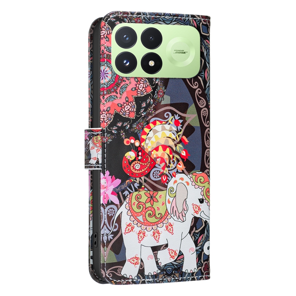 Print knížkové pouzdro na mobil Xiaomi Poco F9 Pro 5G - slon