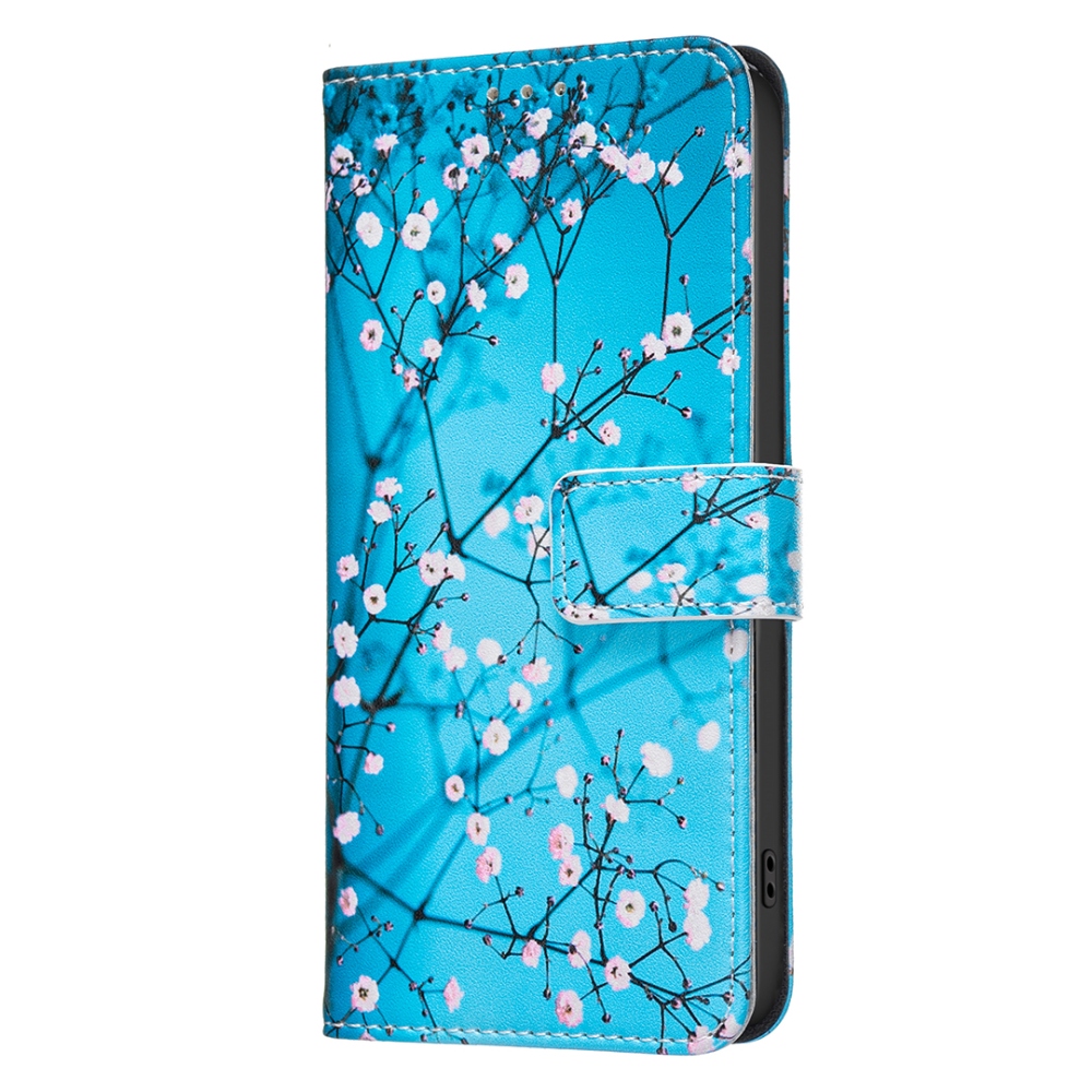 Print knížkové pouzdro na mobil Xiaomi Redmi 17 4G/5G - květy na stromě