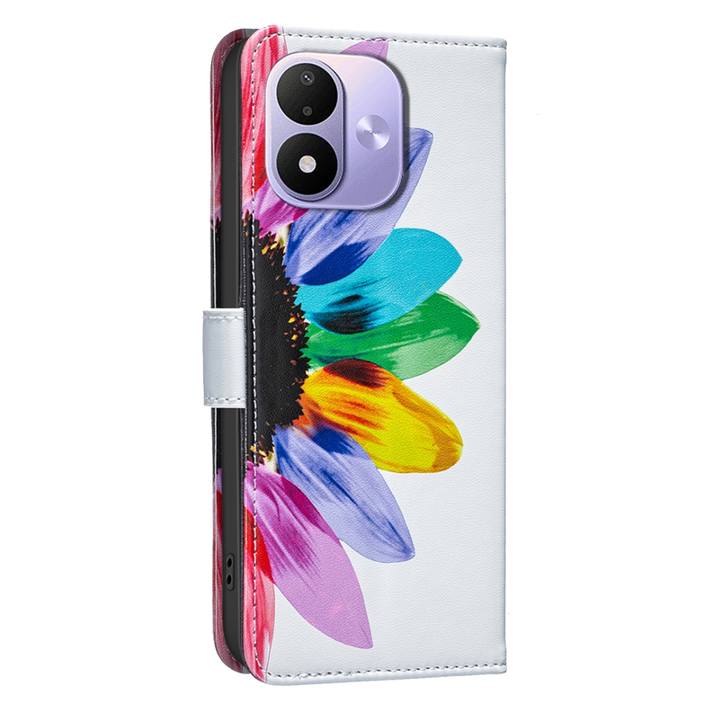 Print knížkové pouzdro na mobil Xiaomi Redmi Note 17 4G/5G - okvětní lístky