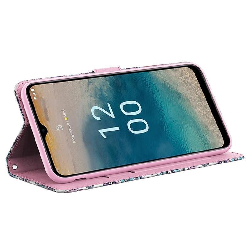 Print knížkové pouzdro na Nokia G22 - kašmírový vzor