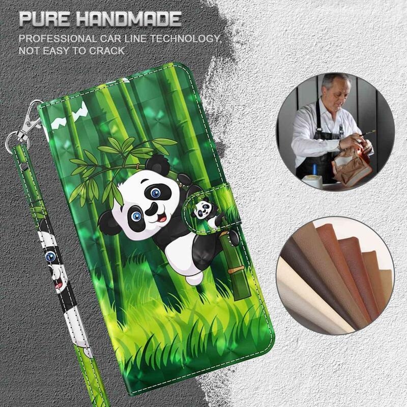 Print knížkové pouzdro na Xiaomi Redmi 10A - panda na bambusu