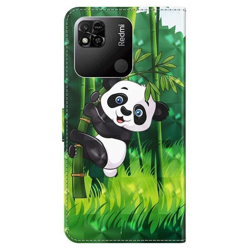 Print knížkové pouzdro na Xiaomi Redmi 10A - panda na bambusu