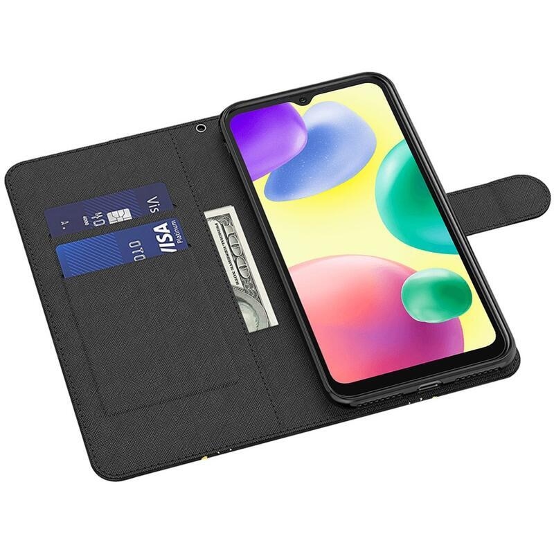 Print knížkové pouzdro na Xiaomi Redmi 10A - vlk