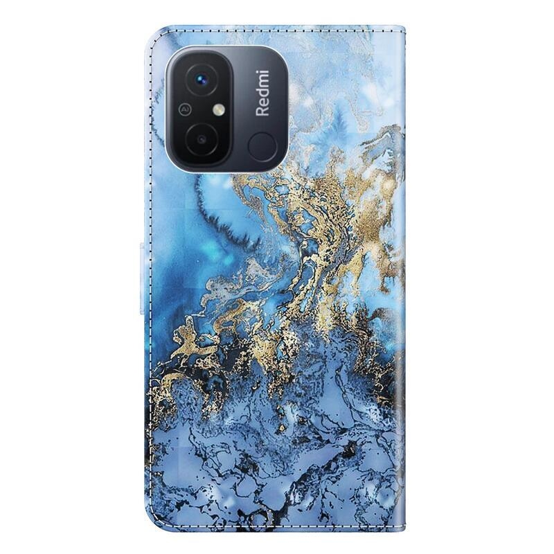 Print knížkové pouzdro na Xiaomi Redmi 12C - abstraktní vzor