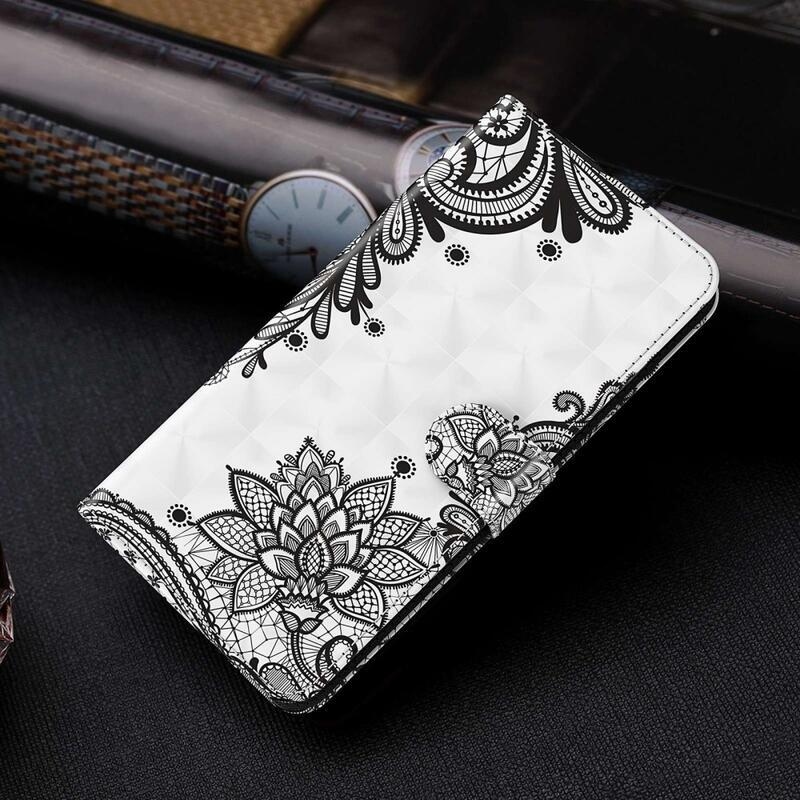 Print peněženkové pouzdro na mobil Xiaomi 12 Lite - krajkový květ