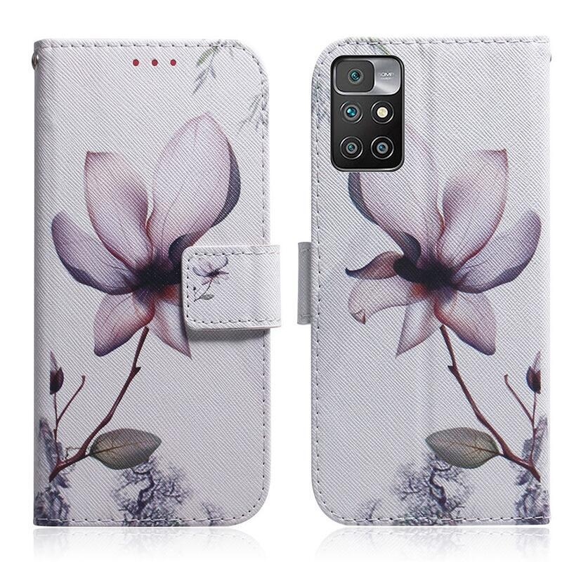 Print peněženkové pouzdro na mobil Xiaomi Redmi 10/Redmi 10 (2022) - květ