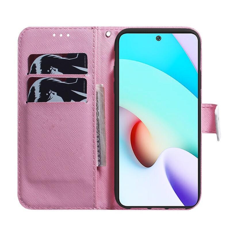 Print peněženkové pouzdro na mobil Xiaomi Redmi 10/Redmi 10 (2022) - květ