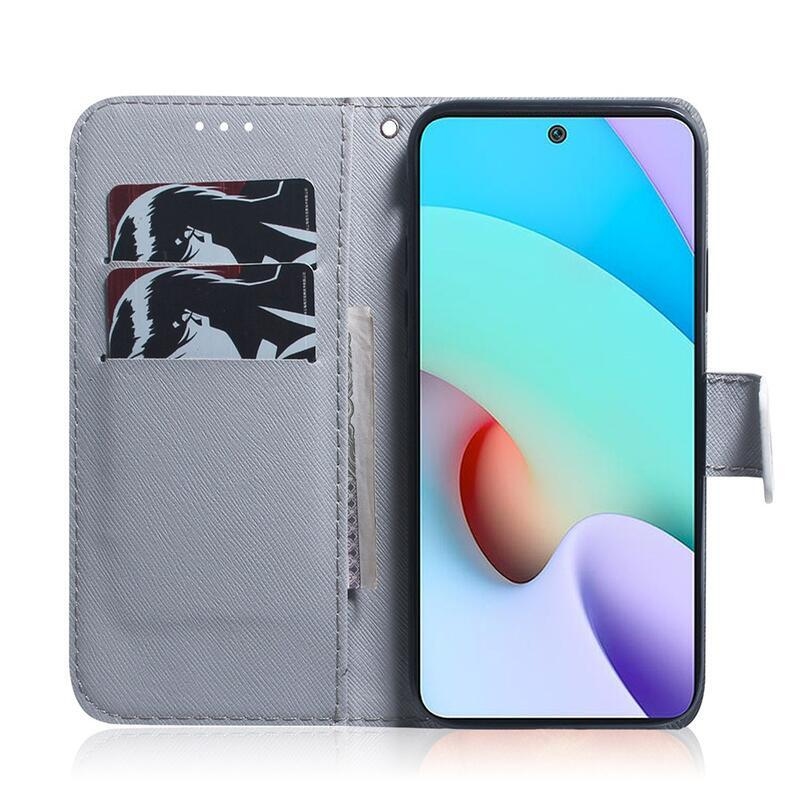 Print peněženkové pouzdro na mobil Xiaomi Redmi 10/Redmi 10 (2022) - vlk