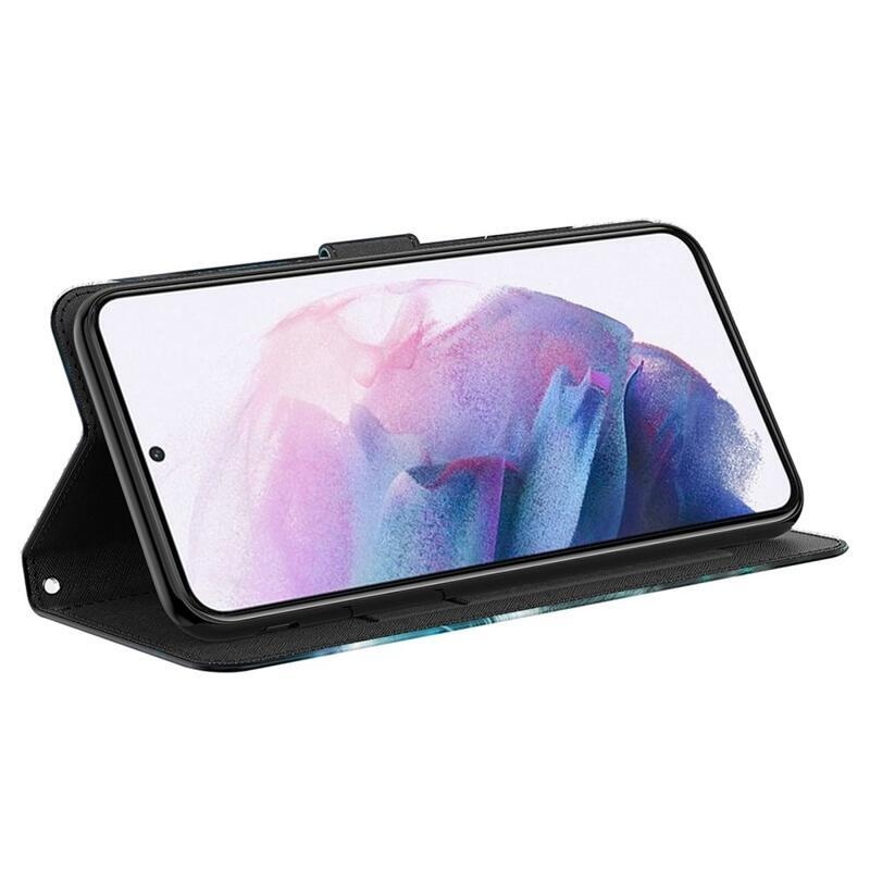 Print peněženkové pouzdro na Samsung Galaxy M13 - abstraktní vzor