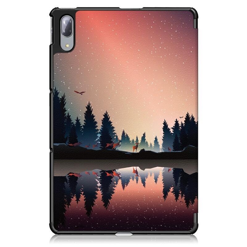 Print polohovatelné pouzdro na Lenovo Tab P11 Pro - les