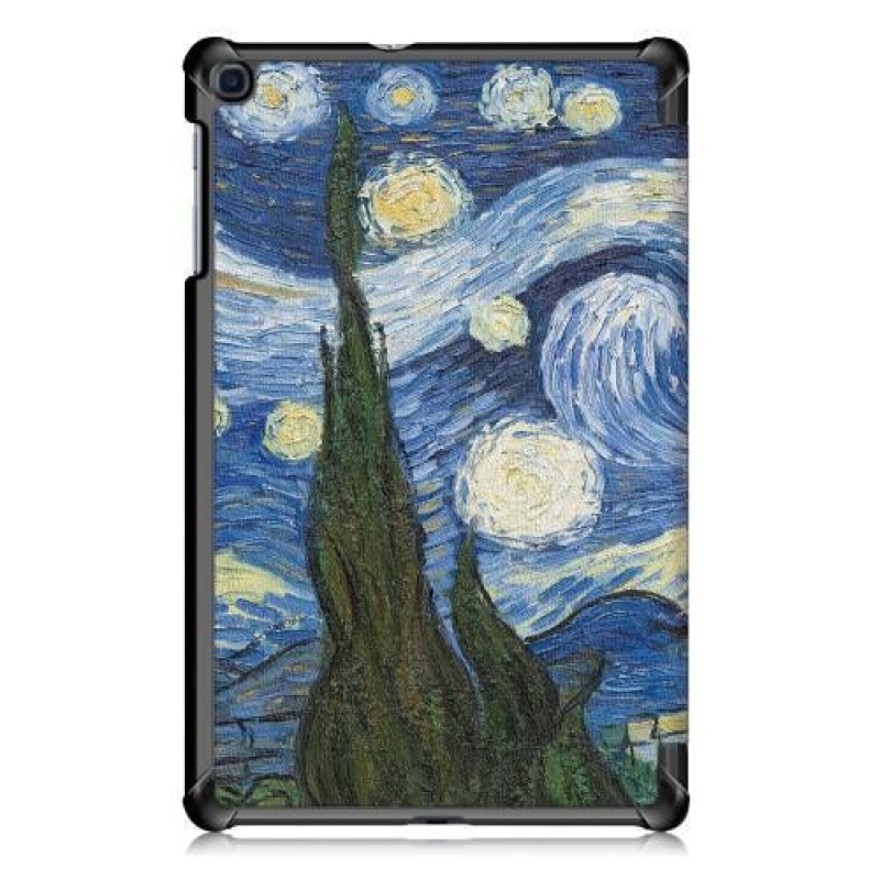 Print PU kožené pouzdro pro tablet Samsung Galaxy Tab 10.1 (2019) T515/T510 - hvězdná obloha