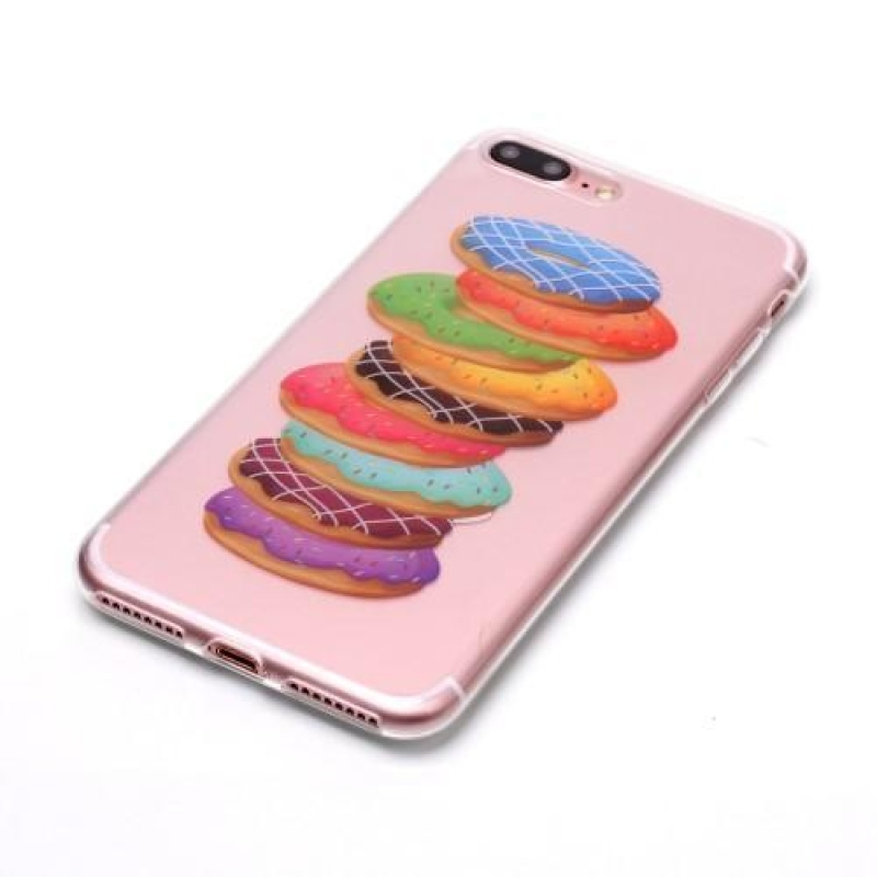 Printy gelový obal na iPhone 8 Plus a 7 Plus - donutky