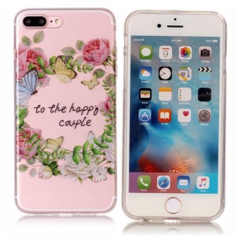Printy gelový obal na iPhone 8 Plus a 7 Plus - věnec