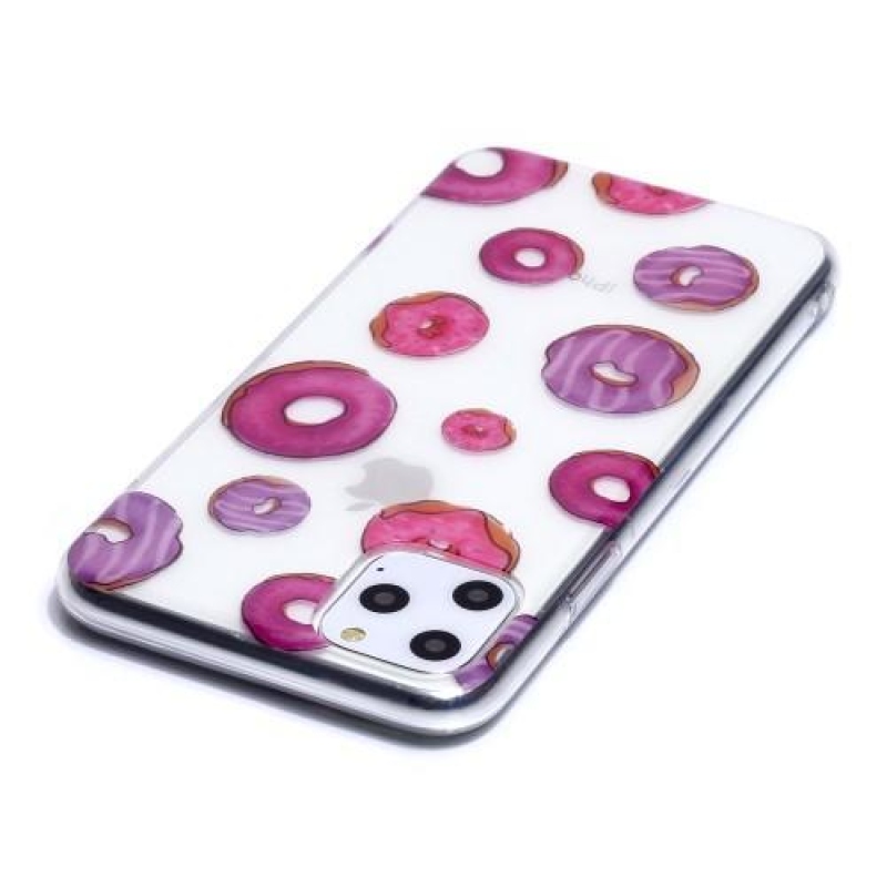 Printy gelový obal na mobil Apple iPhone 11 Pro Max 6.5 (2019) - donuty