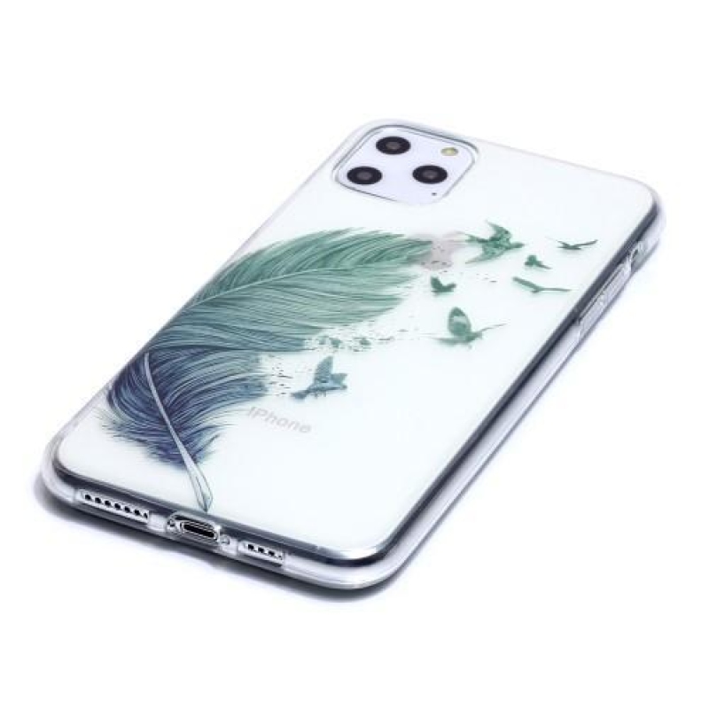 Printy gelový obal na mobil Apple iPhone 11 Pro Max 6.5 (2019) - pírka