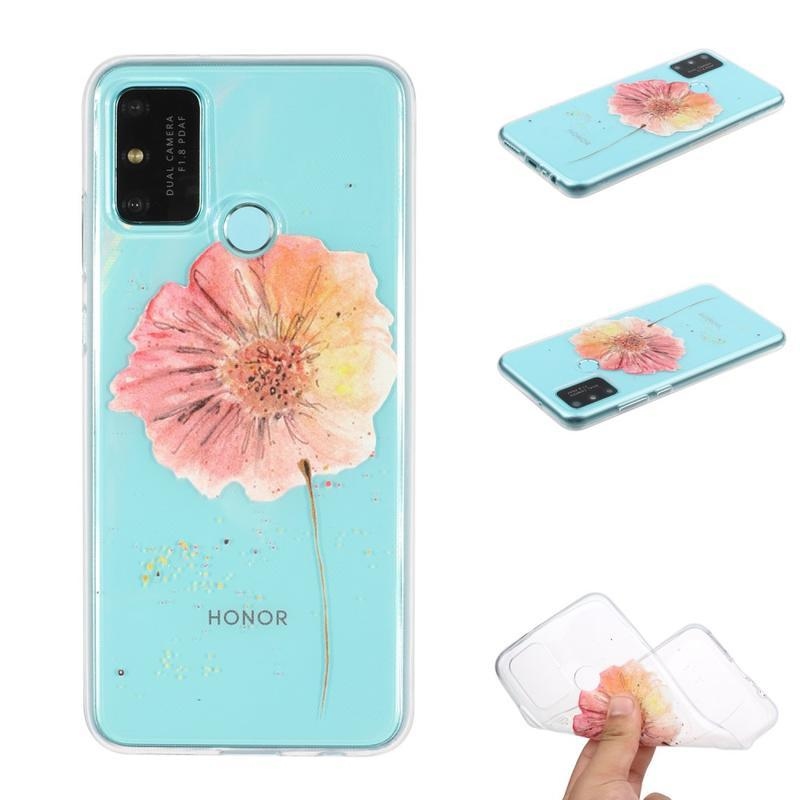 Printy gelový obal na mobil Honor 9A - krásný květ