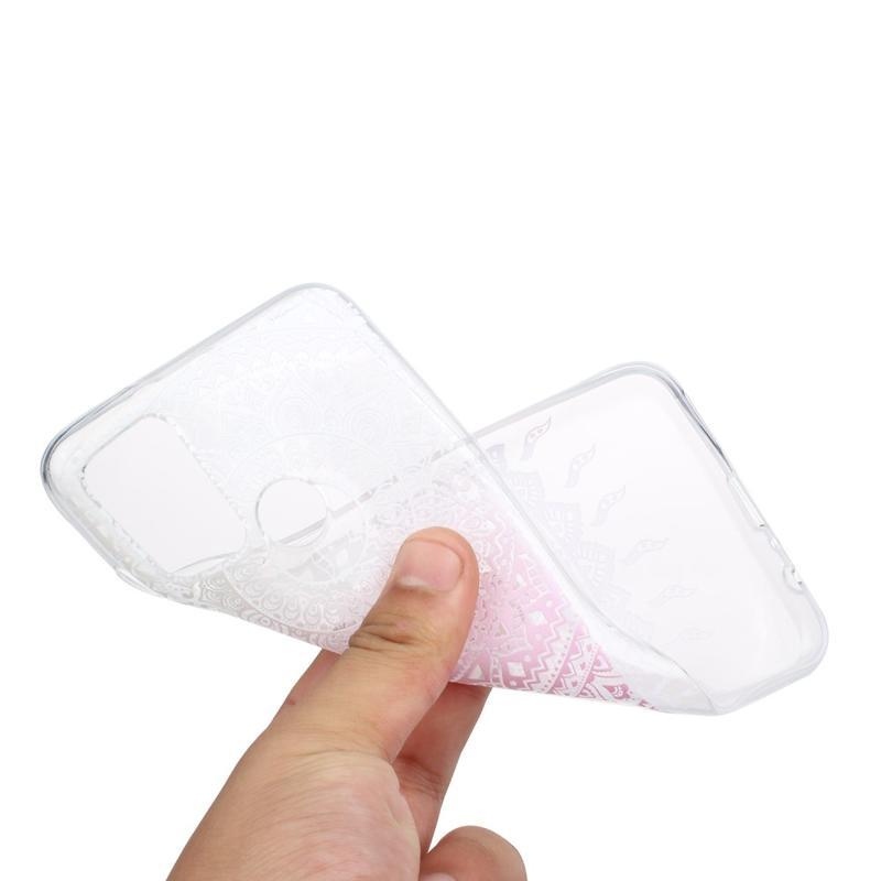 Printy gelový obal na mobil Honor 9A - růžová mandala