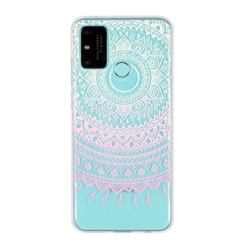 Printy gelový obal na mobil Honor 9A - růžová mandala