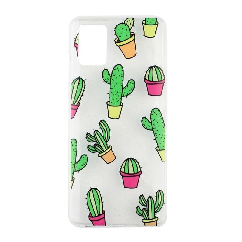 Printy gelový obal na mobil Samsung Galaxy A51 - kaktusy